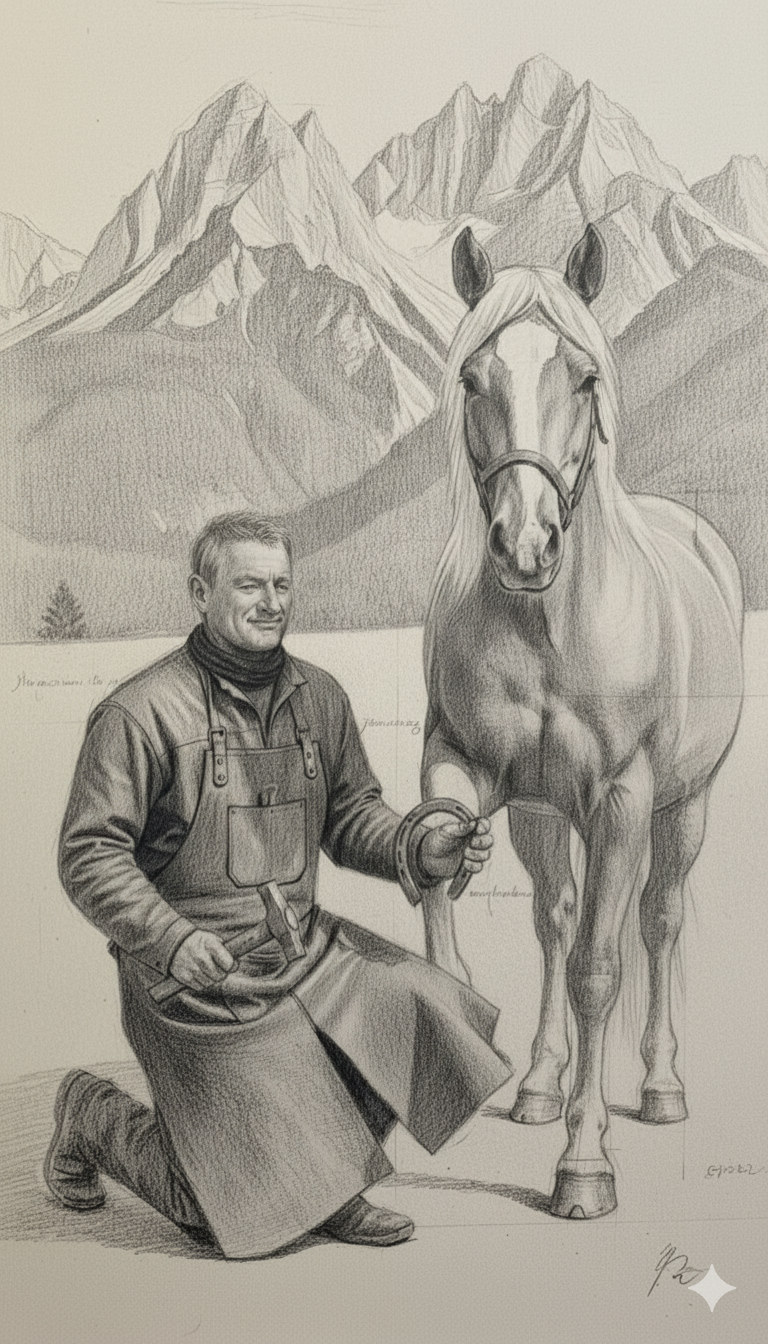 Dein Liebling für die Ewigkeit - Individuelles Tierportrait vom Foto mit Wunsch-Hintergrund (z.B. Berge-Strand) Handgezeichnetes Unikat