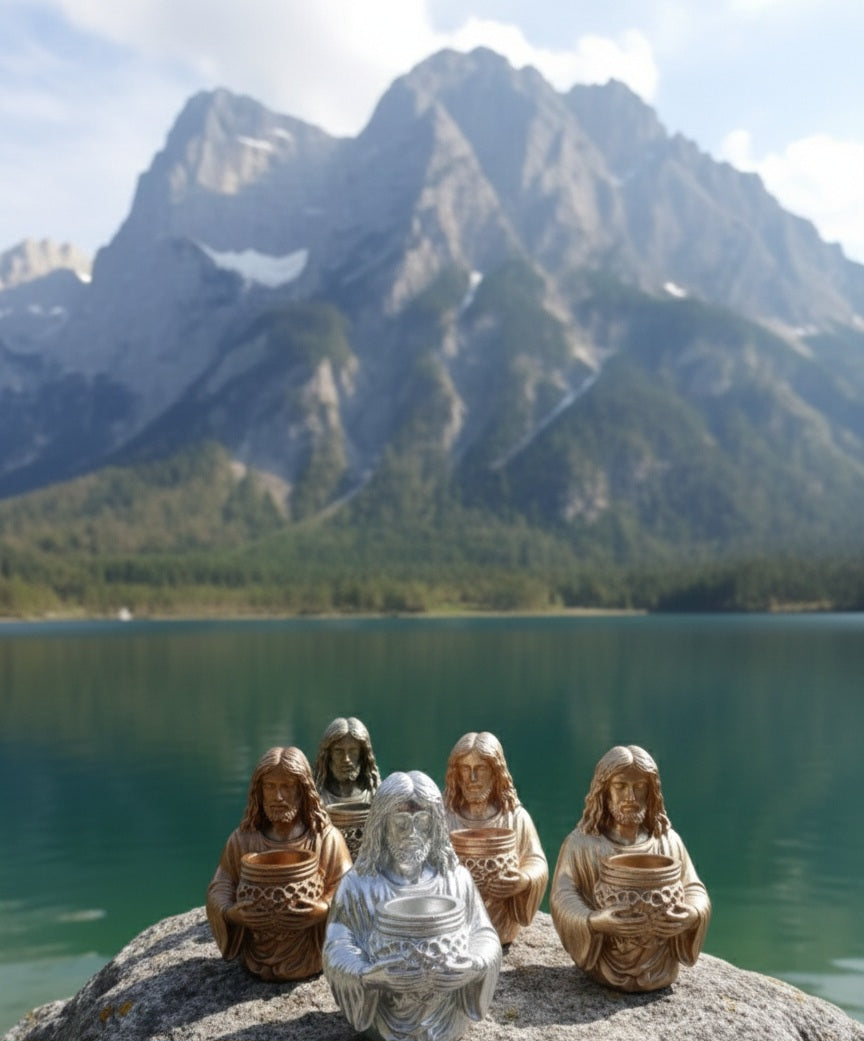 Christusfigur Gips 11x7cm Einzigartige Deko in Wunschfarben oder zum selbst bemalen Handmade Edel Das perfekte Geschenkhighlight Wunderbar