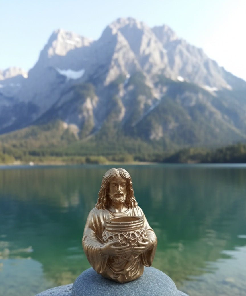 Christusfigur Gips 11x7cm Einzigartige Deko in Wunschfarben oder zum selbst bemalen Handmade Edel Das perfekte Geschenkhighlight Wunderbar