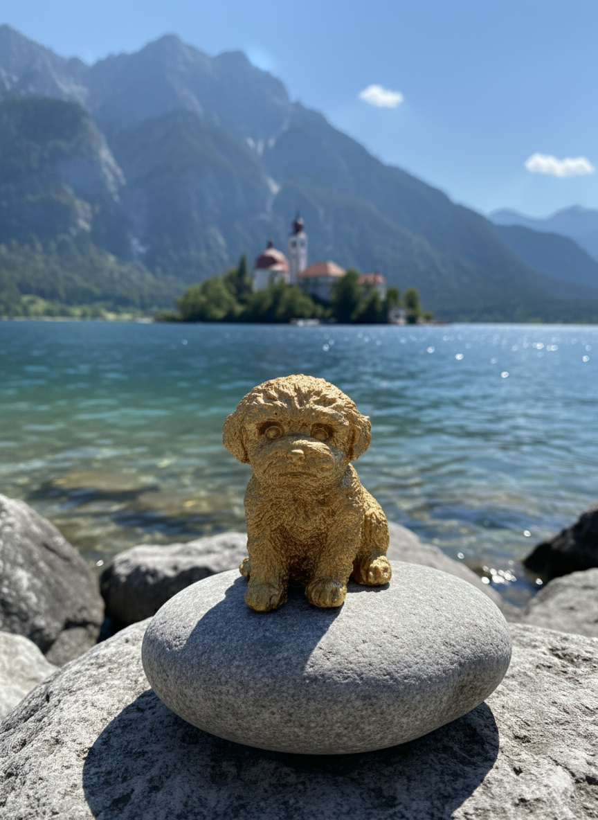 Hab deine Fellnase immer bei dir!  Edle Hunde-Gipsformen (11x8cm) in Farbe oder Natur zum Bemalen. Ein Unikat für jeden Hundefreund!