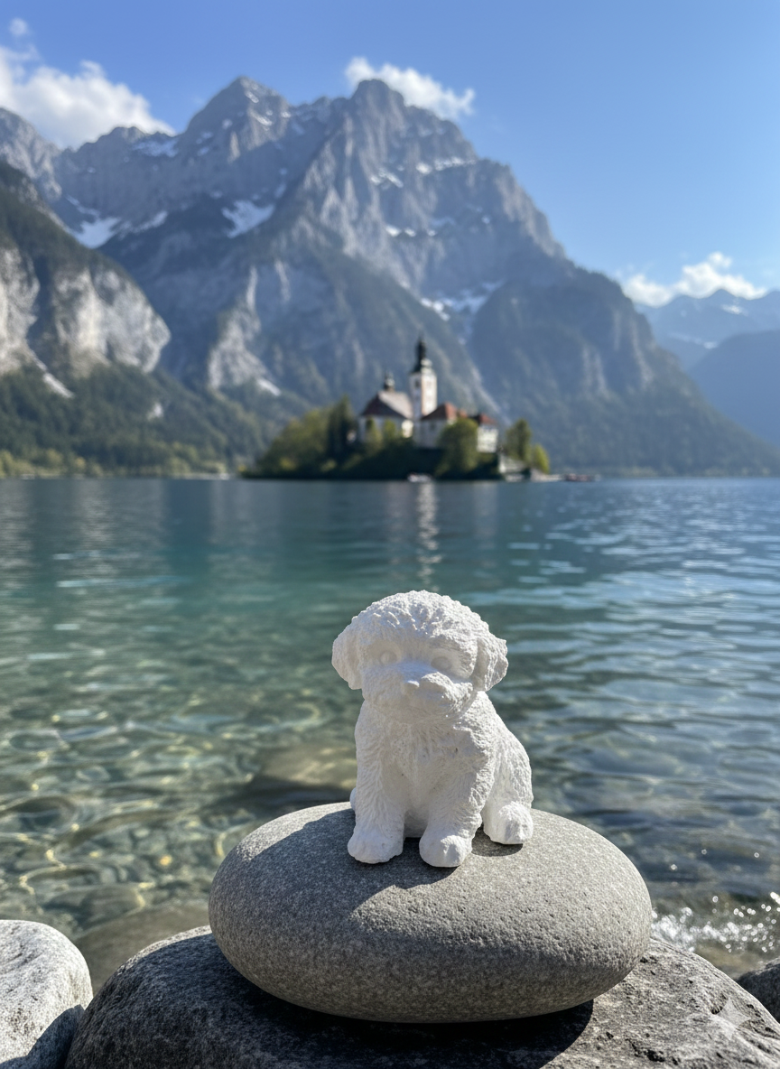 Hab deine Fellnase immer bei dir!  Edle Hunde-Gipsformen (11x8cm) in Farbe oder Natur zum Bemalen. Ein Unikat für jeden Hundefreund!