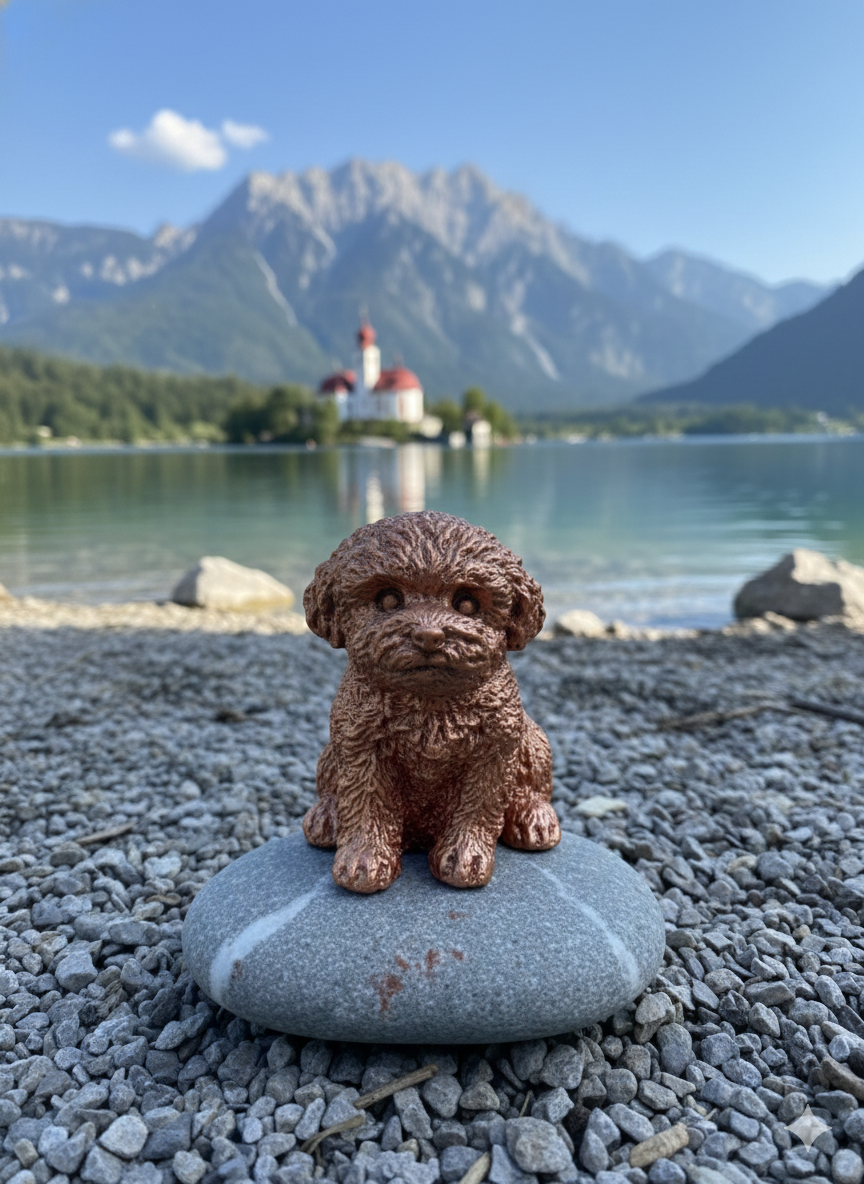 Hab deine Fellnase immer bei dir!  Edle Hunde-Gipsformen (11x8cm) in Farbe oder Natur zum Bemalen. Ein Unikat für jeden Hundefreund!