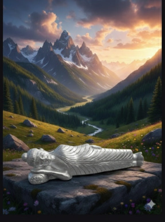 Finde Ruhe in Meditation! Dein persönlicher Liegebuddha (28cm) zum selbst bemalen, oder in verschiedenen Farben. Ein Blickfang für Zuhause.